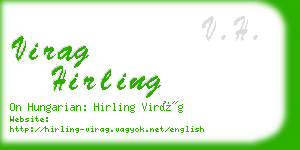 virag hirling business card